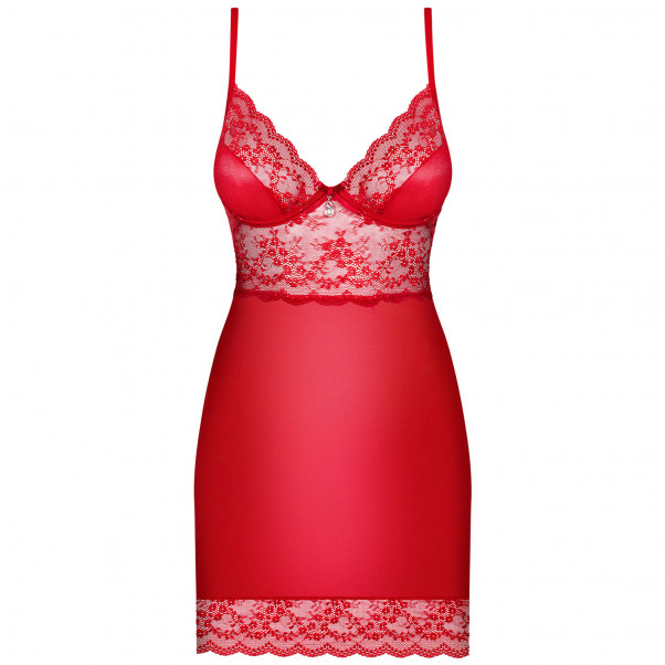 Obsessive Lovica Rød Chemise Sæt Produktbillede 3