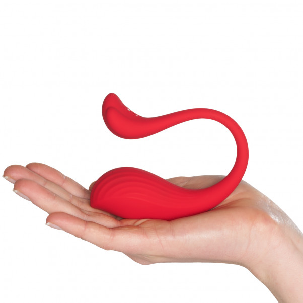 Svakom Phoenix Neo App-styret Bullet Vibrator Produktbillede med hånd 50
