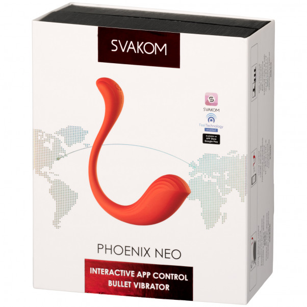 Svakom Phoenix Neo App-styret Bullet Vibrator Emballagebillede 90