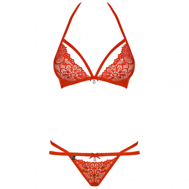 Obsessive Rød Blonde BH Sæt  Produktbillede 3