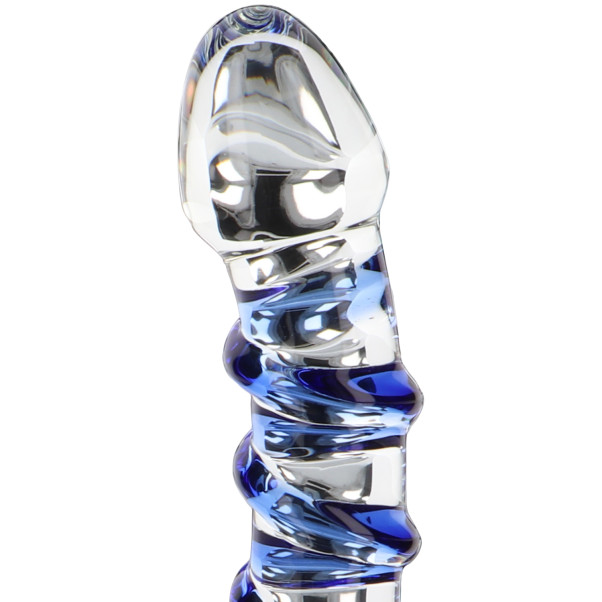 ToyJoy G-spot Gemstone Glas Dildo 18 cm Produktbillede 2