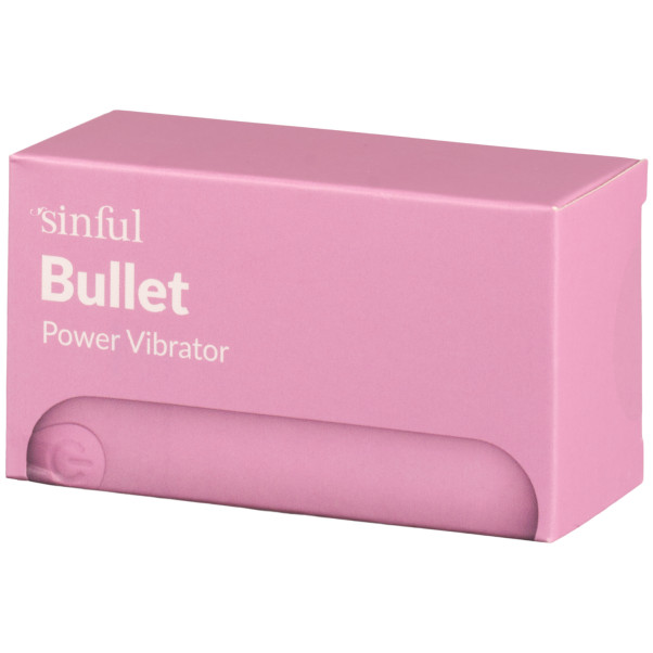 Sinful Playful Pink Opladelig Power Bullet Vibrator Emballagebillede 90