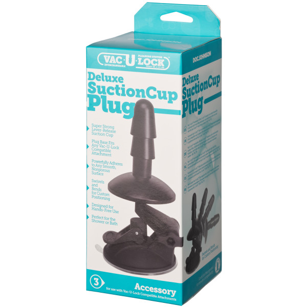 Doc Johnson Vac-U-Lock Deluxe Justerbar Sugekop Plug Emballagebillede 90
