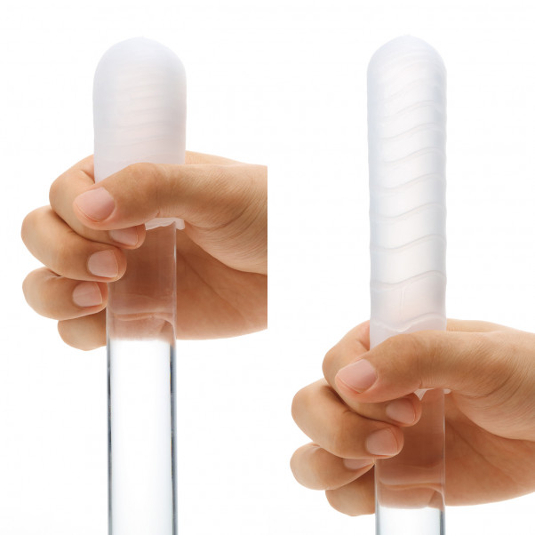 TENGA Pocket Crystal Mist Masturbator Produktbillede med hånd 51