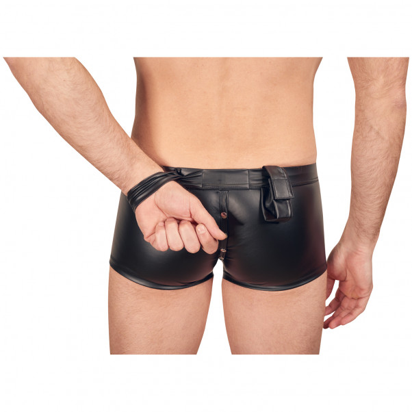 Svenjoyment Wetlook Boxershorts med Håndjern Produktbillede 2