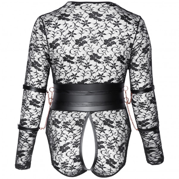 Cottelli Bondage Bundløs Body med Lange Ærmer Plus Size Produktbillede 4