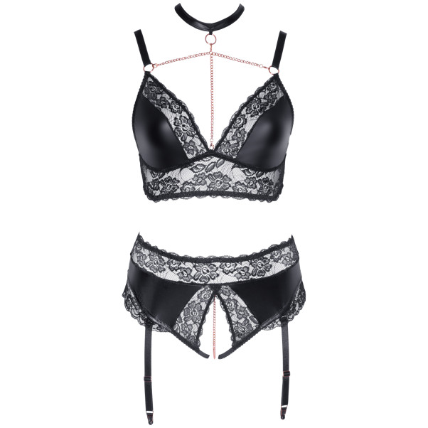 Cottelli Curves Wetlook BH Sæt Plus Size Produktbillede 3