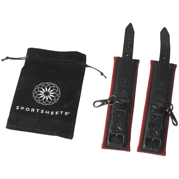 Sportsheets Saffron Imiteret Læder Manchetter Produktbillede 4