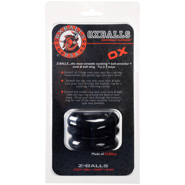 Oxballs Z-Balls Penisring og Ball Stretcher Emballagebillede 90