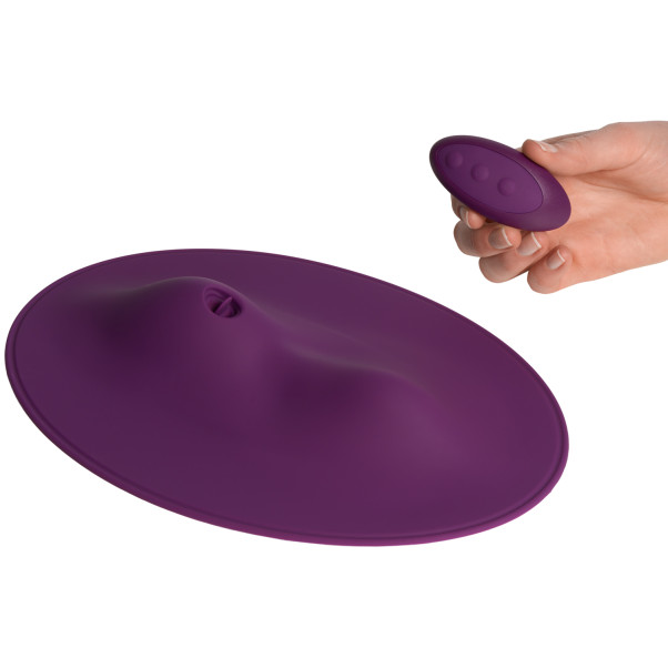 Vibepad2 Fjernbetjent Håndfri Stimulator Pad Produktbillede med hånd 51
