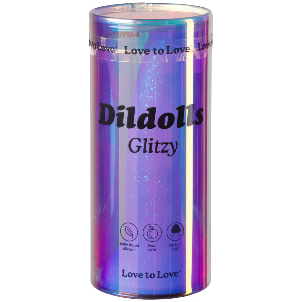 Love To Love Dildolls Glitzy Dildo 19 cm Emballagebillede 90