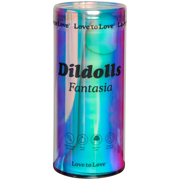 Love To Love Dildolls Fantasia Glow In The Dark Dildo 18 cm Emballagebillede 90