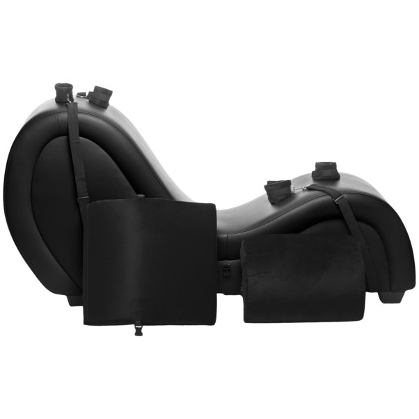 Master Series Sort Chaise Lounge Sofa Produktbillede 4