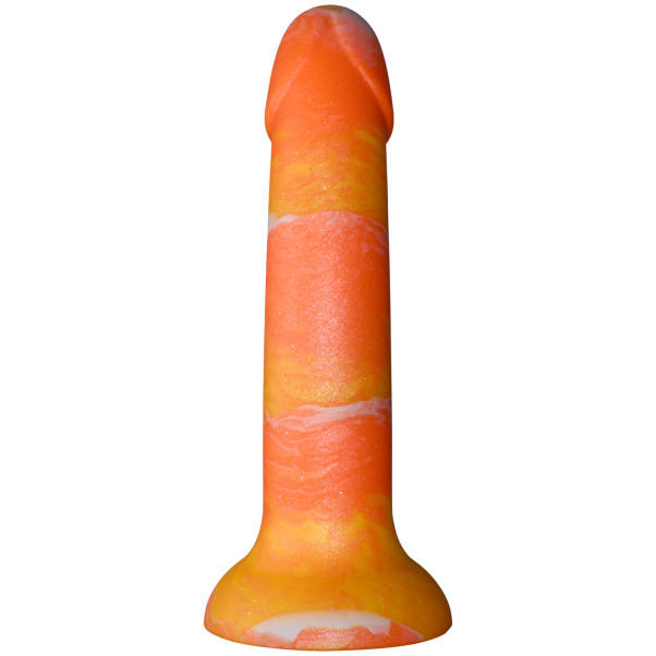 baseks Orange Sunset Silikone Dildo 18 cm Produktbillede 2