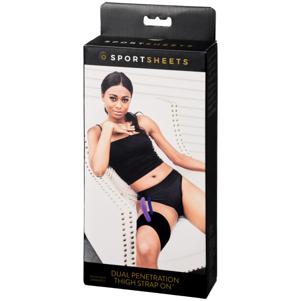 Sportsheets Dual Penetration Thigh Strap-On Emballagebillede 90