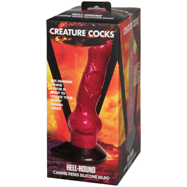 Creature Cocks Hell-Hound Canine Penis Silikone Dildo 20.5 cm Emballagebillede 90