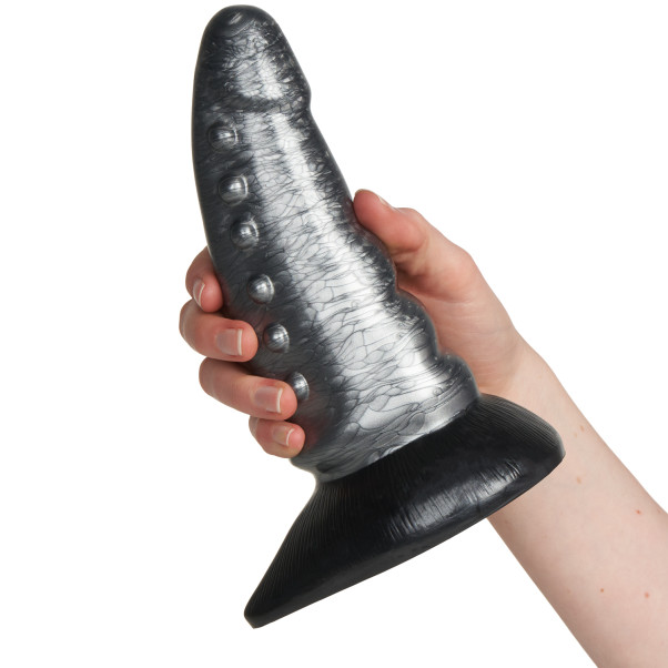 Creature Cocks Beastly Silikone Dildo 21 cm Produktbillede med hånd 50