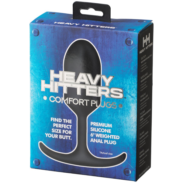 Heavy Hitters Stor Butt Plug med Vægt Emballagebillede 90