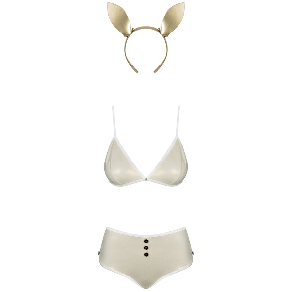 Obsessive Kanin Kostume i Guld Produktbillede 3