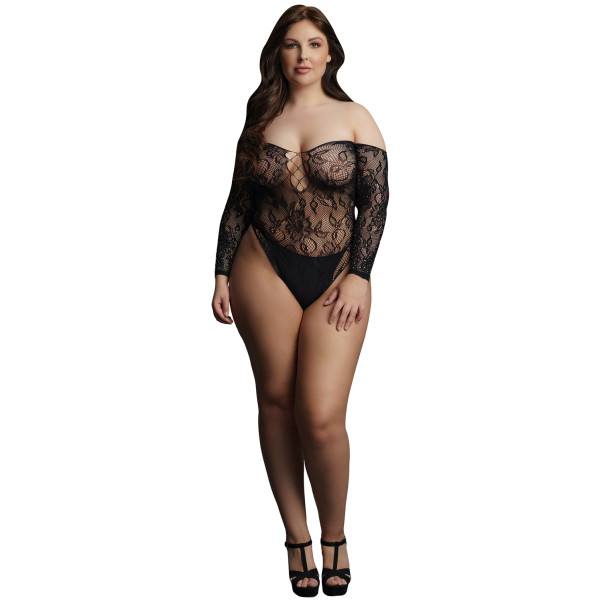 Le Désir Bundløs Rhinsten Teddy Plus Size Produktbillede 1