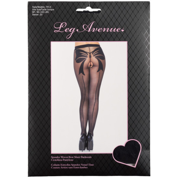 Leg Avenue Bundløse Tights with Sløjfe Emballagebillede 90