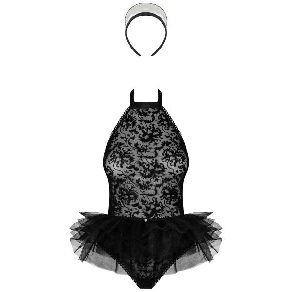 Obsessive Frilles Stuepige Body Sæt Plus Size Produktbillede 3