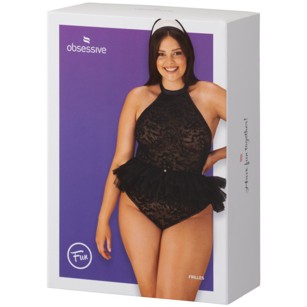 Obsessive Frilles Stuepige Body Sæt Plus Size Emballagebillede 90