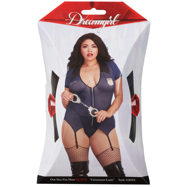 Dreamgirl Lieutenant Lusty Politikostume Plus Size Emballagebillede 90