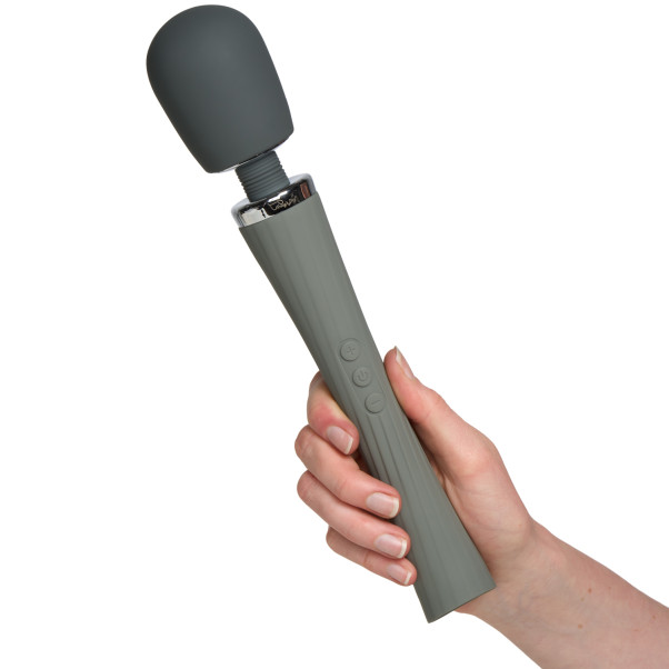 Tracy's Dog Hammer Grå Wand Massager Produktbillede med hånd 50