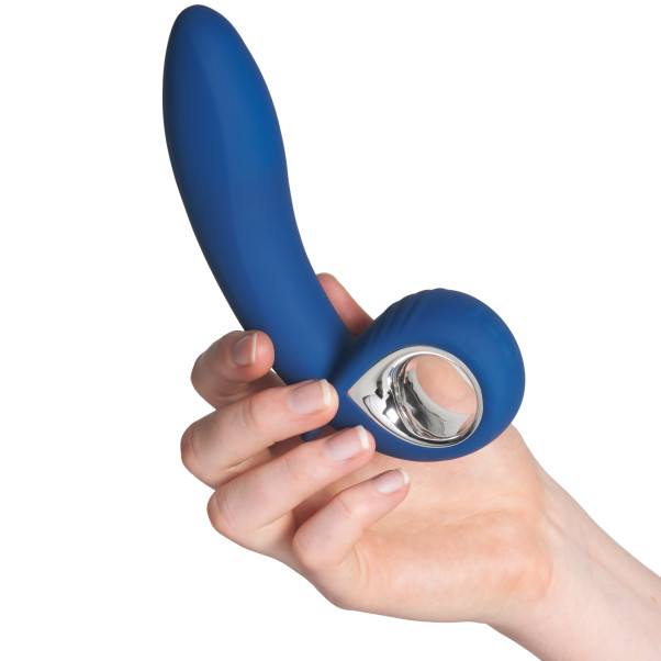 Sinful Oppustelig Vibrator Produktbillede med hånd 50