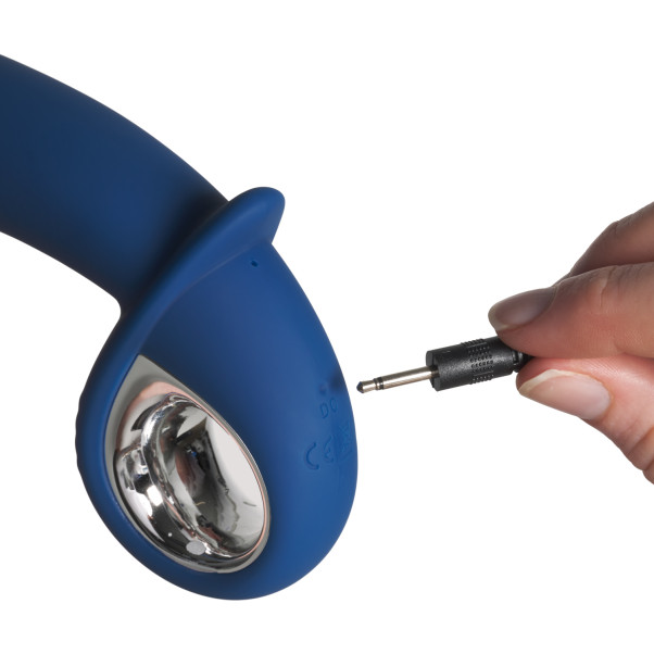 Sinful Oppustelig Vibrator Produktbillede med hånd 52