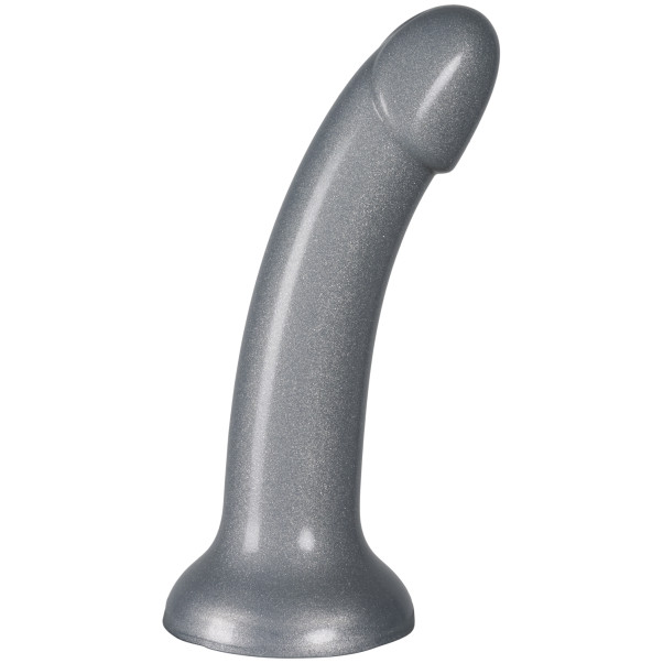 baseks Sparkling Silver Silikone Dildo 18 cm Produktbillede 2