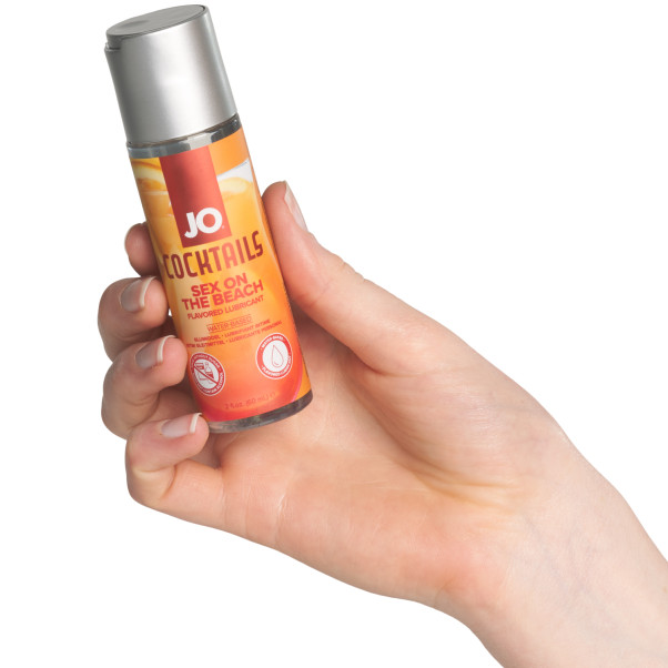 System JO H2O Cocktails Vandbaseret Glidecreme 60 ml Produktbillede med hånd 51