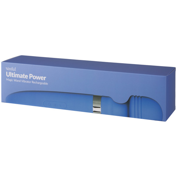 Sinful Ultimate Power Opladelig Magic Wand Vibrator Emballagebillede 90