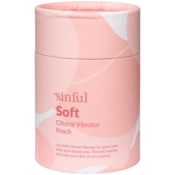 Sinful Soft Peach Klitoris Vibrator Emballagebillede 90