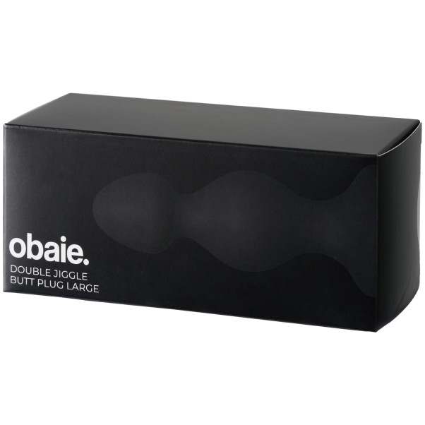 obaie Double Jiggle Butt Plug Large Emballagebillede 90