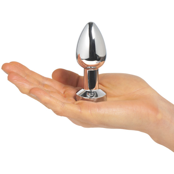 Sinful Rumble Smooth Vibrerende Butt Plug Produktbillede med hånd 50