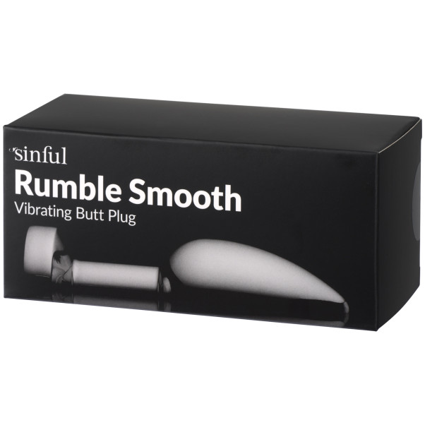 Sinful Rumble Smooth Vibrerende Butt Plug Emballagebillede 90
