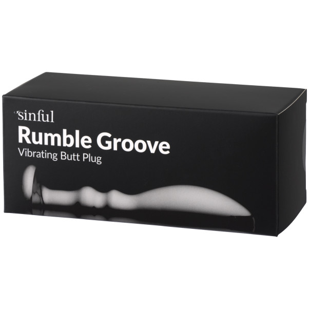 Sinful Rumble Groove Vibrerende Butt Plug Emballagebillede 90