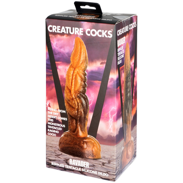 Creature Cocks Ravager Rippled Tentacle Silikone Dildo 20,5 cm Emballagebillede 90