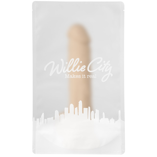 Willie City Realistisk Silexpan® Dildo med Sugekop 24 cm Emballagebillede 90