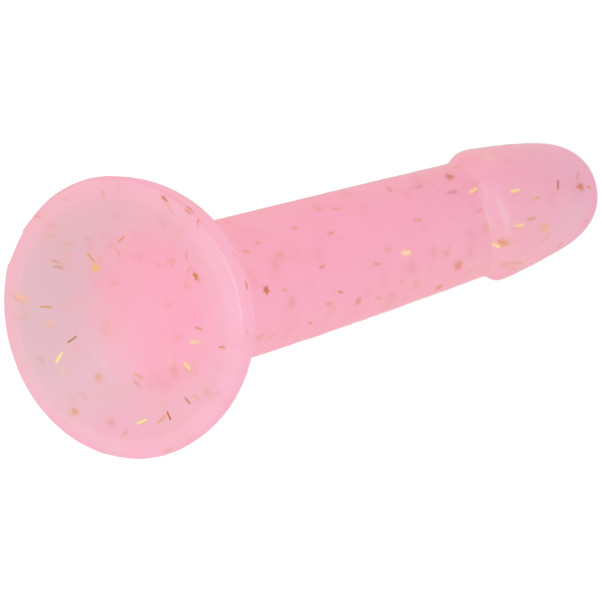 baseks Pink Starry Silikone Dildo 18 cm Produktbillede 4