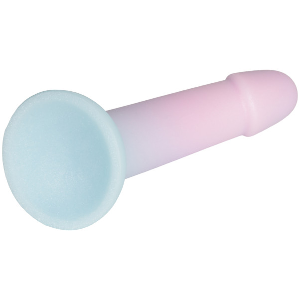 baseks Playful Pink Gradient Silikone Dildo 18 cm Produktbillede 4
