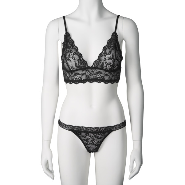 NORTIE Bay Leaf Sort Bh og G-streng Sæt Produktbillede 4