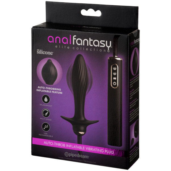 Anal Fantasy Auto-Throb Oppustelig Vibrerende Plug Emballagebillede 90