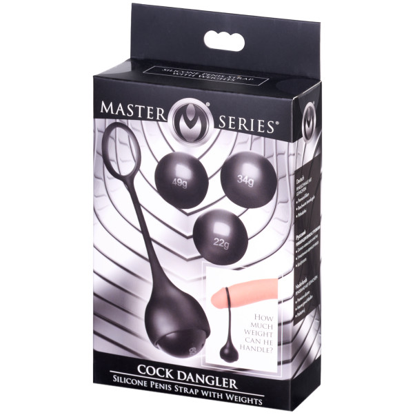 Master Series Cock Dangler Penisstrop med Vægte Emballagebillede 90