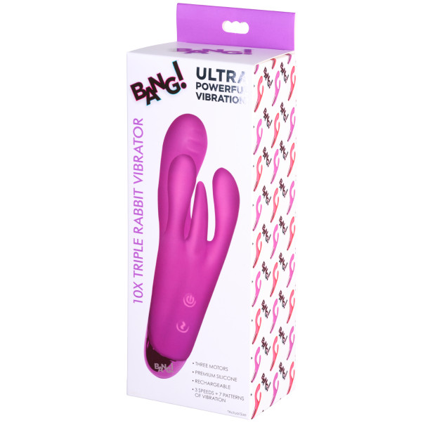 Bang! Purple Triple Rabbit Vibrator Emballagebillede 90