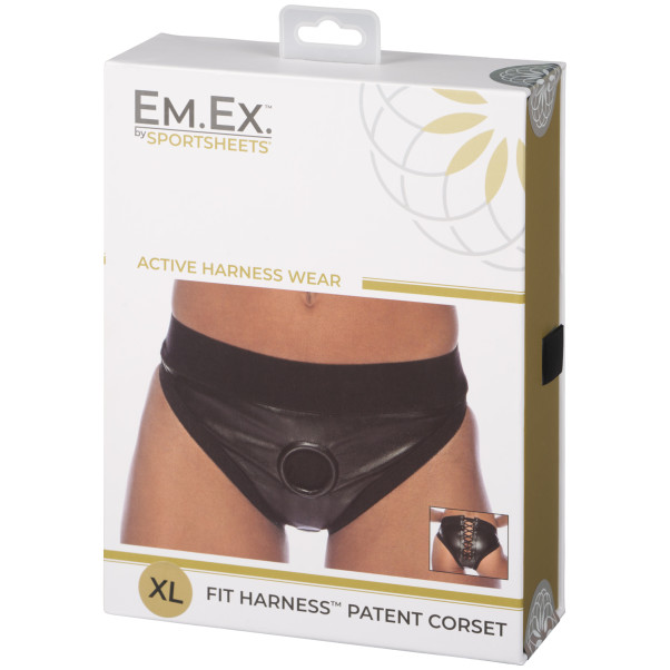 Sportsheets Em.Ex. Fit Harness Patent Korset Emballagebillede 90