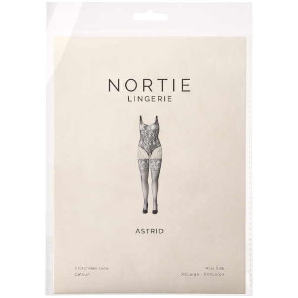 NORTIE Astrid Bundløs Blonde Catsuit Plus Size Emballagebillede 90