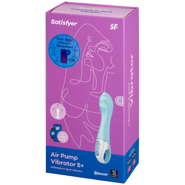 Satisfyer Air Pump 5 Connect App-styret Vibrator Emballagebillede 91